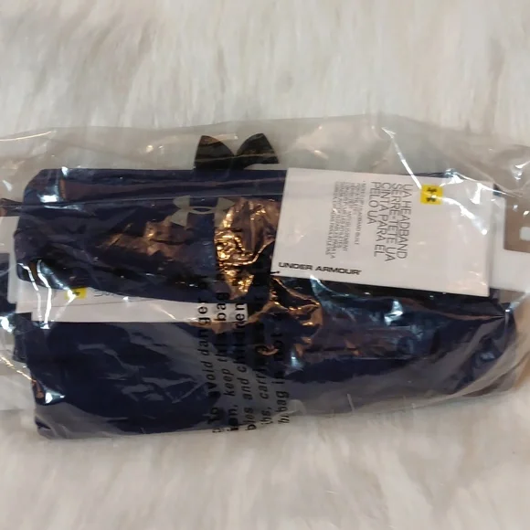Under Armour | Accessories | Ua Headbands Navy Blue | Poshmark display picture 1